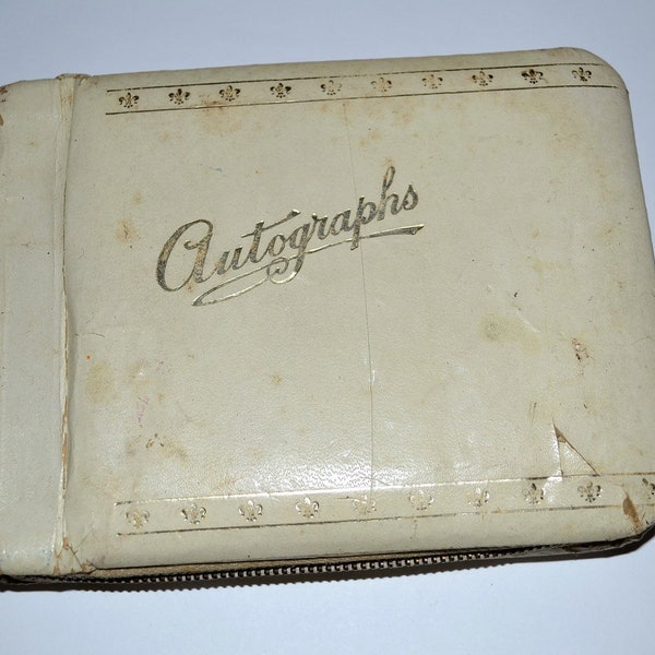 Vintage Autograph Book