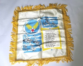 40年代 U.S ARMY AIR FORCES 陸軍航空軍銃手学校 クッション 40年代 U.S ARMY AIR FORCES 陸軍航空軍銃手学校 クッション