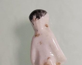 Antique vintage miniature porcelain frozen Charlotte doll