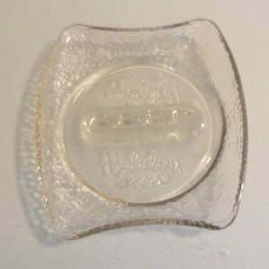 Vintage advertising glass ashtray Holiday Inn