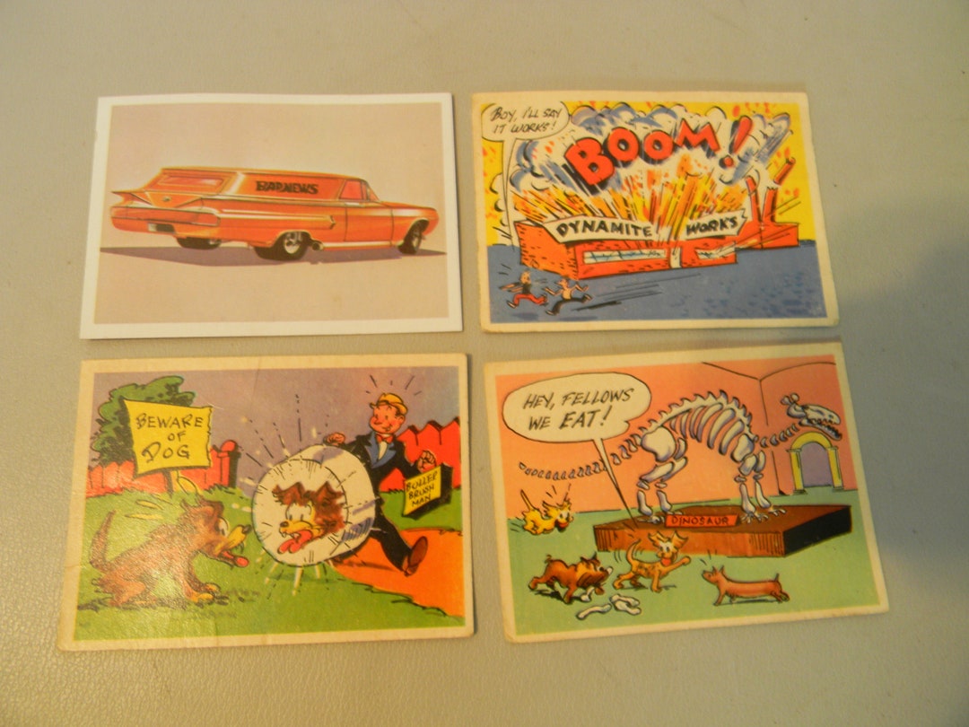 Lot of Vintage Non Sports Trading Cards Etsy