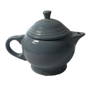 Vintage Fiestaware cornflower blue small teapot