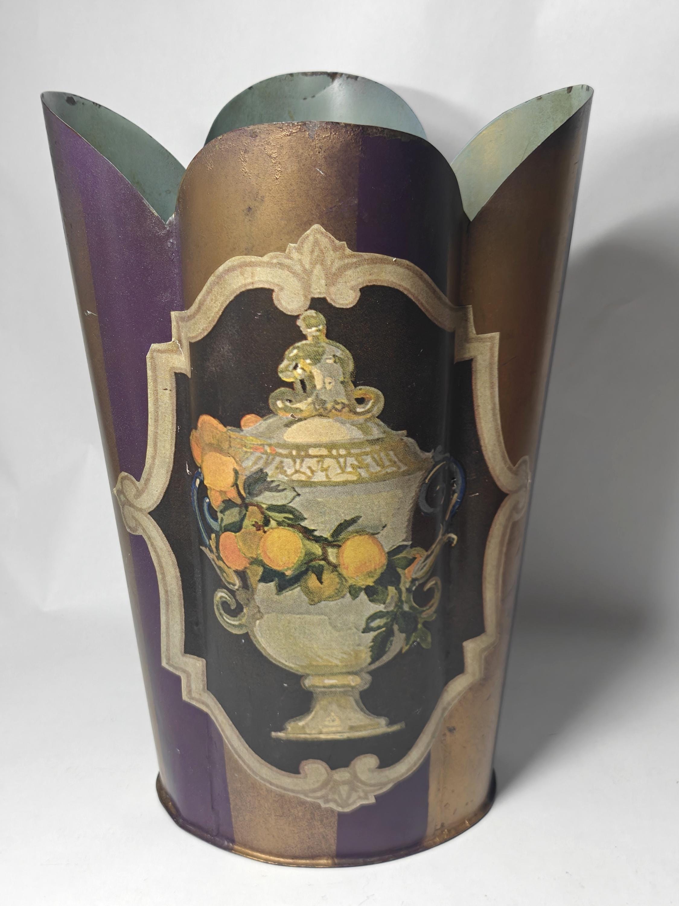 トールペイント(アッセンデルフト) 傘立て Toleware Umbrella Stand - Etsy