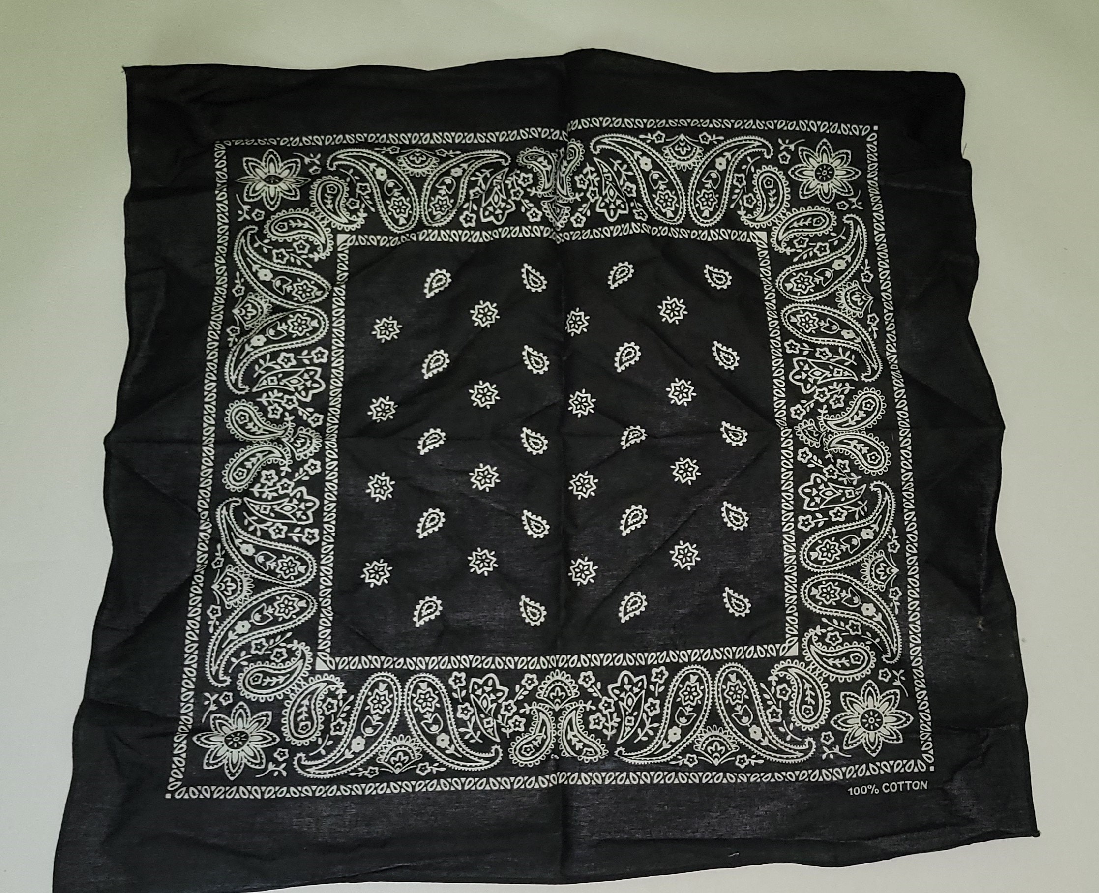 小物 60's Vintage bandanna cross pattern Cross Bandana – Feels So Good