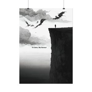 Fourth Wing Liam Quote Art Poster – Fantasy Book Wall Art afbeelding 6