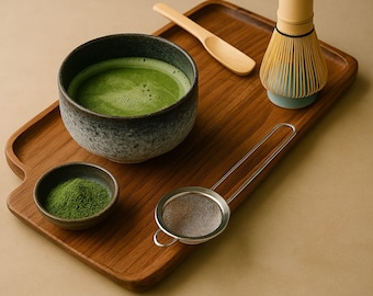 Japanese Matcha Tea Set - 6Pcs Traditional Tea Ceremony Tools for Authentic Matcha Experience