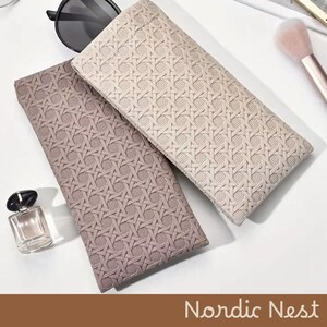 Soft Leather Sunglasses Case Portable Squeeze Top Eyeglasses Pouch