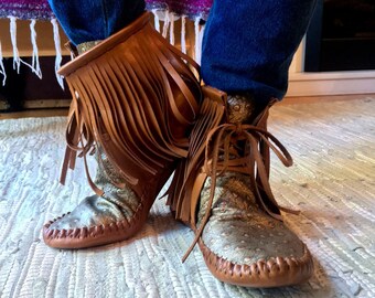 fringe moccasins