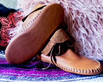 custom moccasin slippers