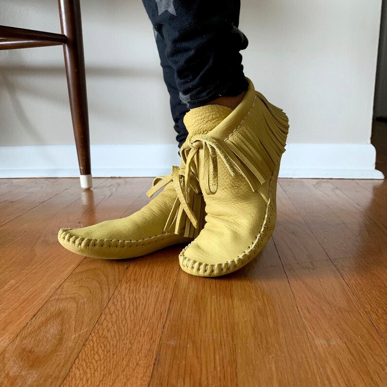 ankle length moccasins