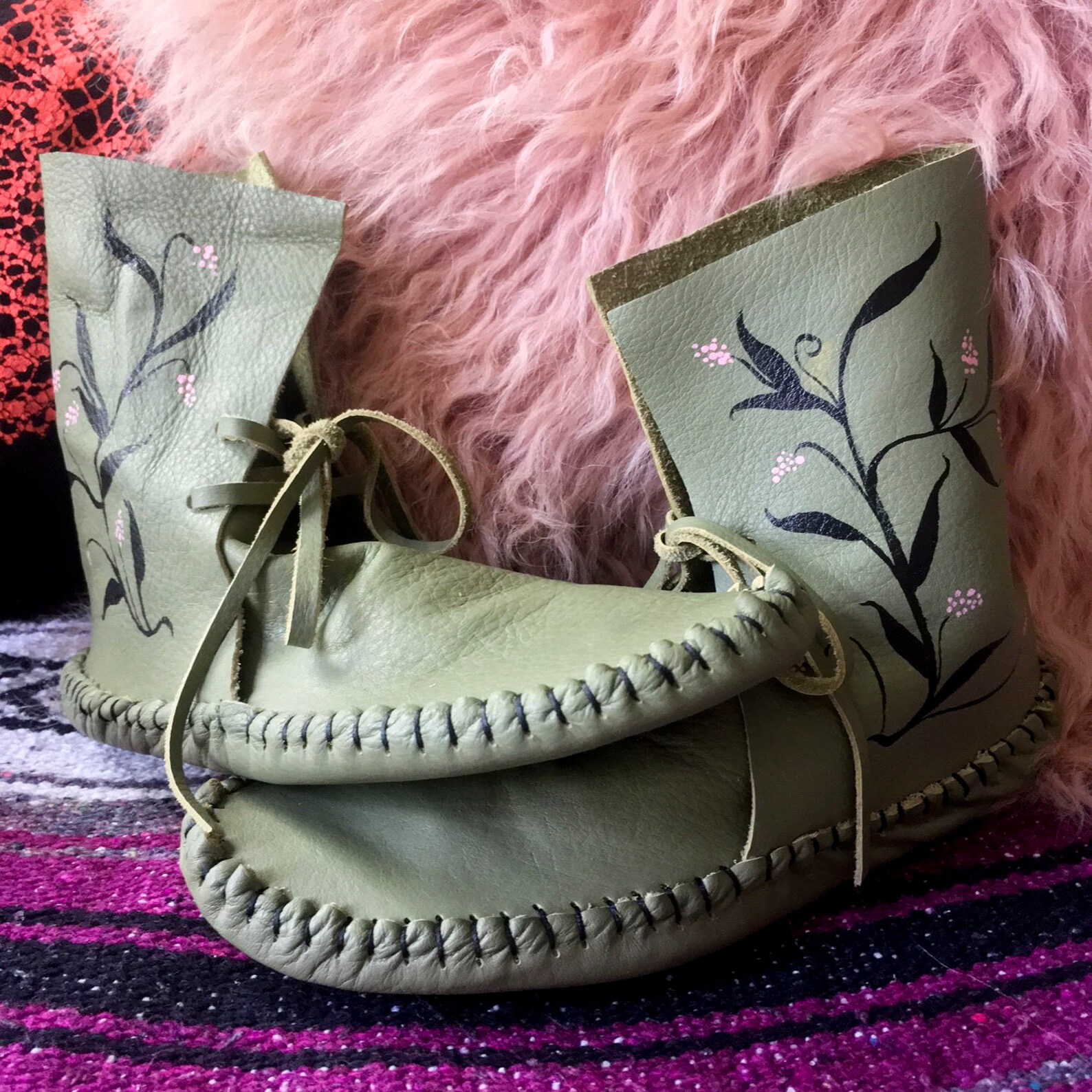 custom made leather moccasins