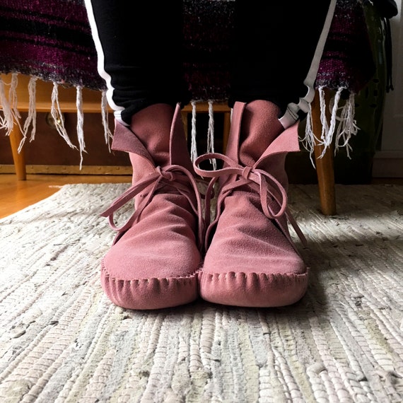 handmade leather moccasins
