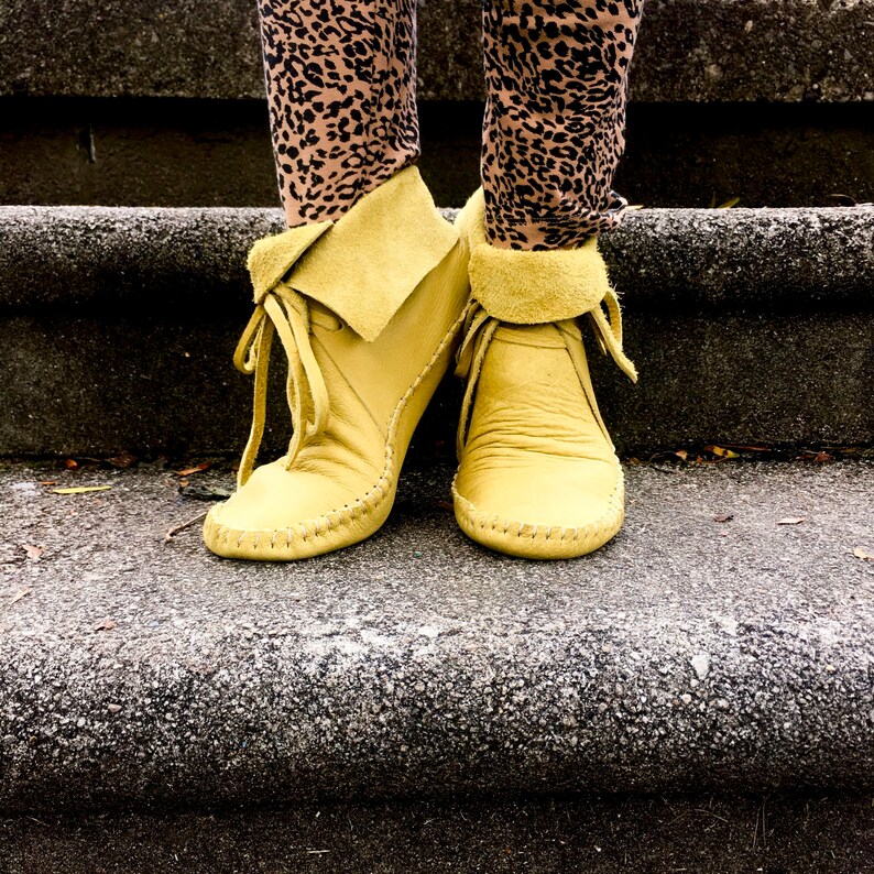 custom made leather moccasins