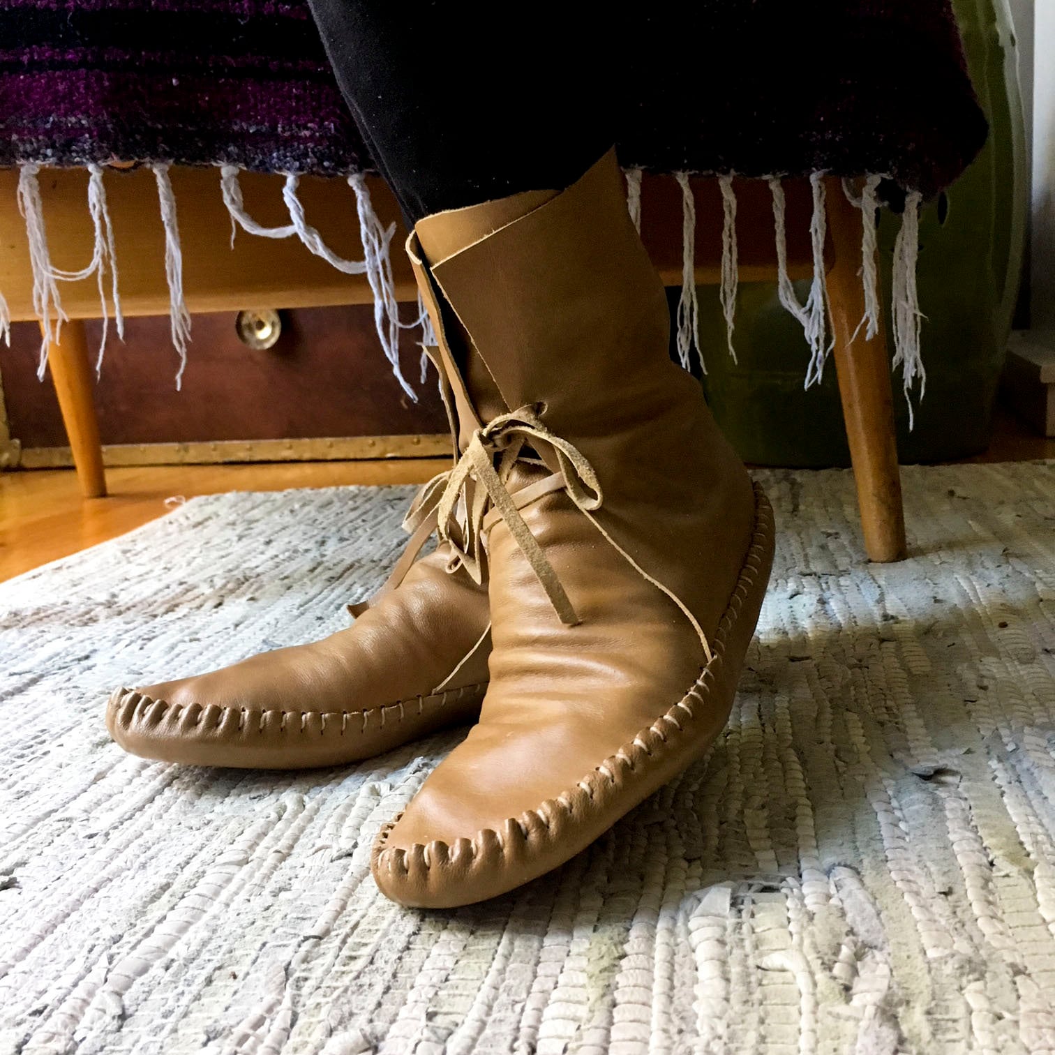best type of leather for moccasins