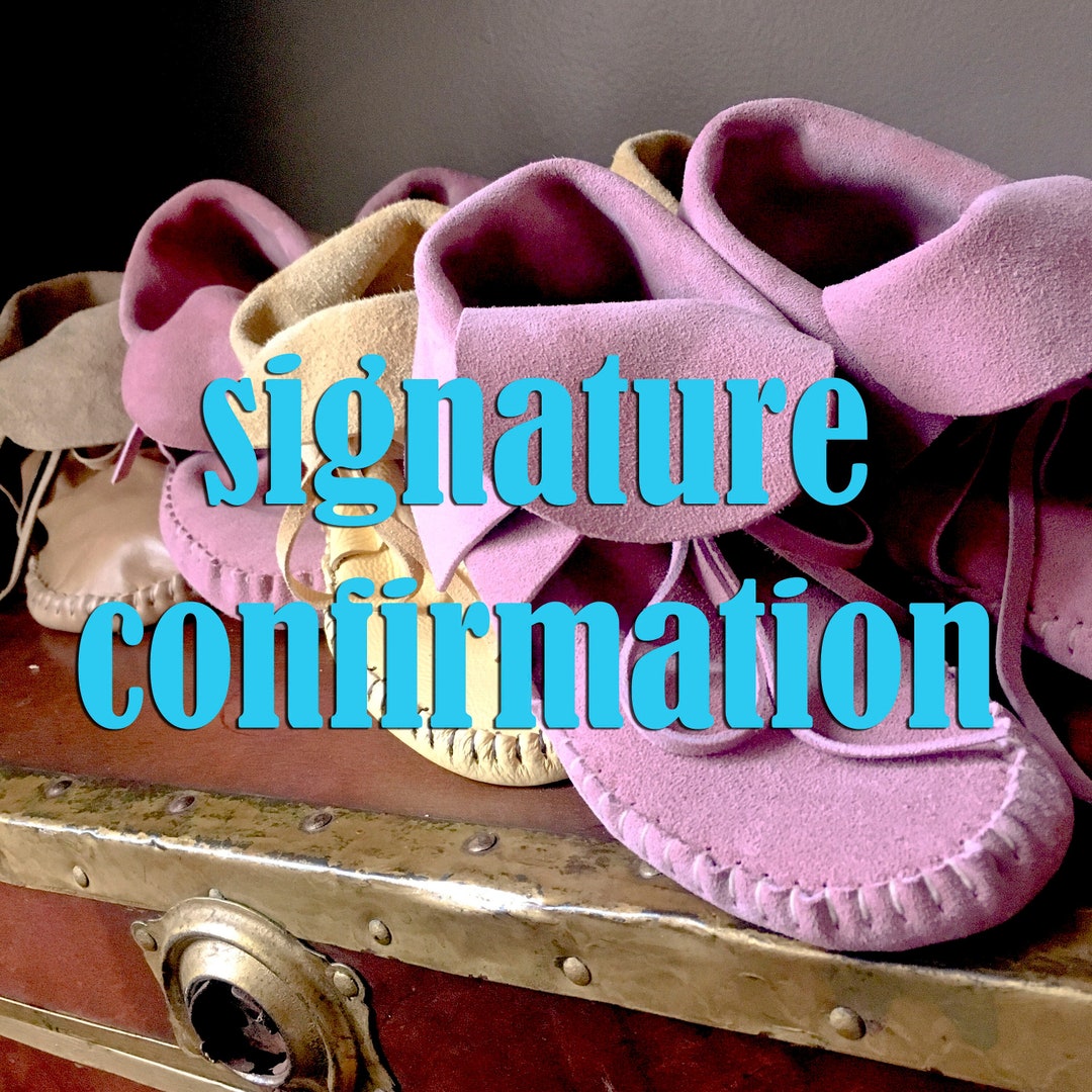 Shipping Signature Confirmation Addon for Sassybrass Custom Moccasins