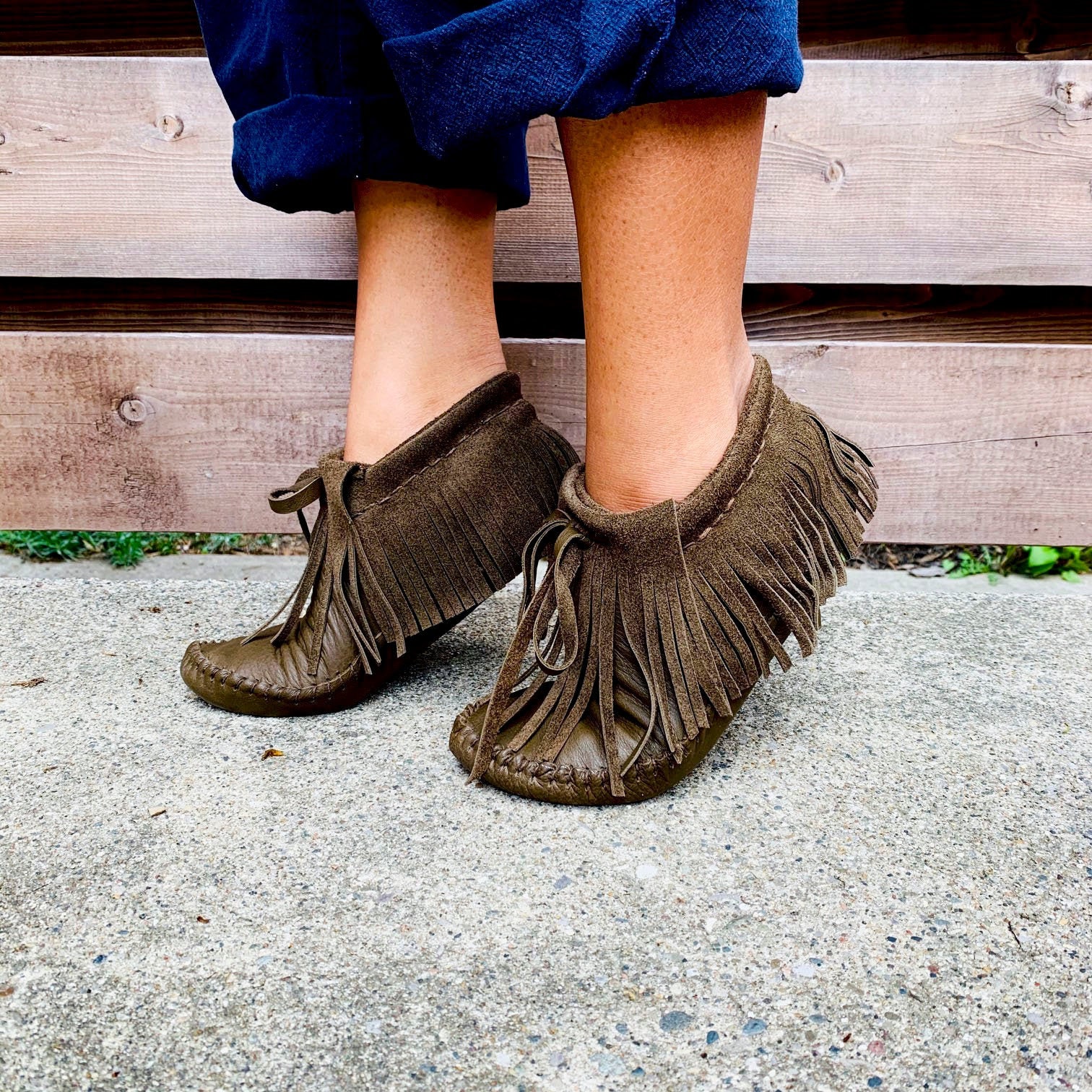 handmade custom moccasins