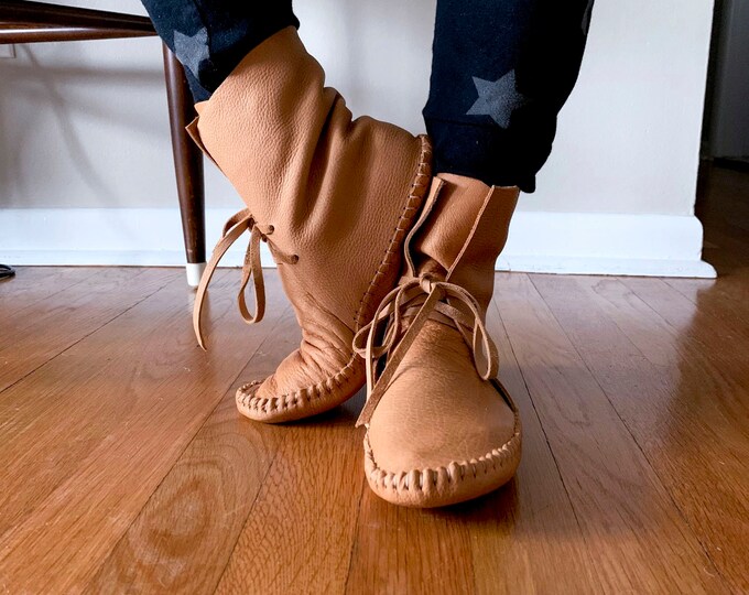 Handmade Leather Moccasins Handmade Moccasins Moccasins Hitop