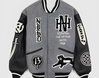 Personalized Varsity Jackets Custom Made Jackets Embroidered Jackets Bomber Jackets Bomber Jacket Sorority Jackets Custom Streetwear Jacket