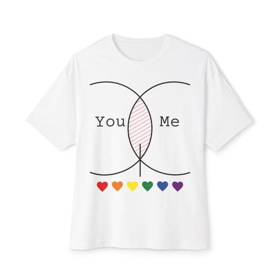 Romantic Oversized Tee, Cute Couple Shirt, Casual Wear, Date Night Tee, Gift for Couples, Graphic T-Shirt
