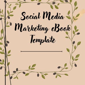Social Media Marketing eBook|Social Media Growth eBook|Digital Marketing eBook Template|Social Media Marketing Guide|Content Creation eBook