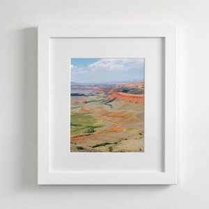 Red Canyon, Colorful Nature Photograph, Western Art Print