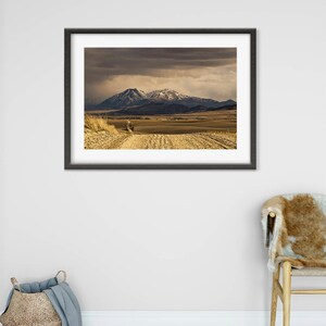 Landscape Print of Mountains Color Mountain Photography Western Landscape Physical Print image 2