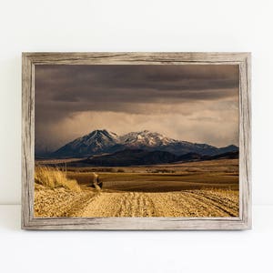 Landscape Print of Mountains Color Mountain Photography Western Landscape Physical Print image 4