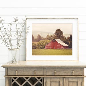 Red Barn Photograph Country Cute Art Farm Photography - Etsy