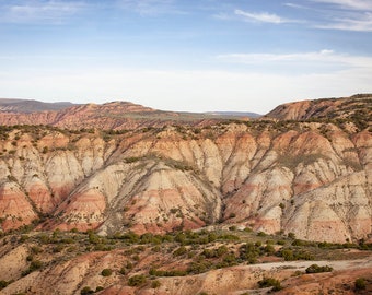 Red Desert Photograph, Southwest Print, Red Rocks Artwork, Colorful Landscape