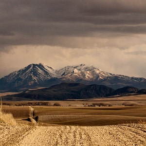 Landscape Print of Mountains Color Mountain Photography Western Landscape Physical Print image 1