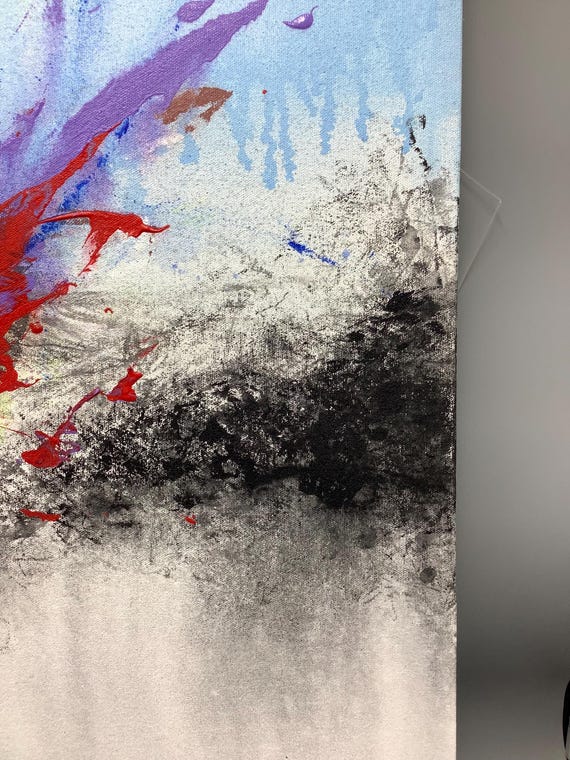 Original Acrylic Painting | Modern bold Expressionist Wall Art | Contemporary Canvas Artwork | Handmade Abstract Decor