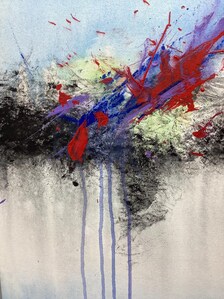 Original Acrylic Painting | Modern bold Expressionist Wall Art | Contemporary Canvas Artwork | Handmade Abstract Decor — view 3 of 9