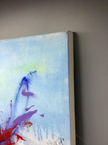 Original Acrylic Painting | Modern bold Expressionist Wall Art | Contemporary Canvas Artwork | Handmade Abstract Decor — view 6 of 9