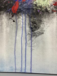 Original Acrylic Painting | Modern bold Expressionist Wall Art | Contemporary Canvas Artwork | Handmade Abstract Decor — view 4 of 9
