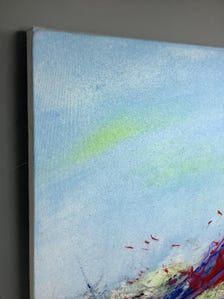 Original Acrylic Painting | Modern bold Expressionist Wall Art | Contemporary Canvas Artwork | Handmade Abstract Decor — view 7 of 9