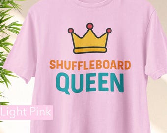 Spiel Sport Papa Shuffleboard Winning Shirt, Queen Tee, Queen Shuffleboard, Shuffleboard Geschenk,