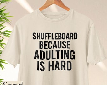 Spiel Sport Vater Shuffleboard Geschenk, König Königin Shuffleboard, Winning Shirt