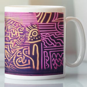 Skateboard Graffiti Mug | Unique Gift for Skateboarders, Art Lovers, Coffee Mug, 11oz, 15oz, Cool Designs