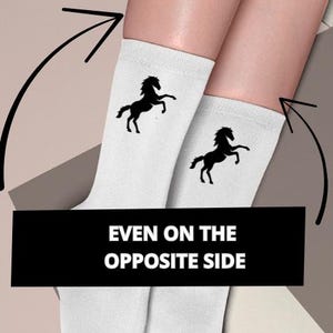Cushioned Crew Socks with Playful Unicorn Design, Fun Gift for Horse Lovers, Cozy Everyday Wear, Ideal for Birthdays or Celebrations, [...]