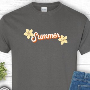 Summer Vibes Unisex Heavy Cotton Tee, Beachwear, Casual Summer Shirt, Perfect for Vacations, Gift for Beach Lovers