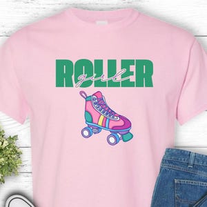 Retro Roller Skating Tee for Fun Lovers, Vintage Style Cotton Shirt, Unisex Graphic T-Shirt, Gift for Skating Enthusiasts, Festival Wear