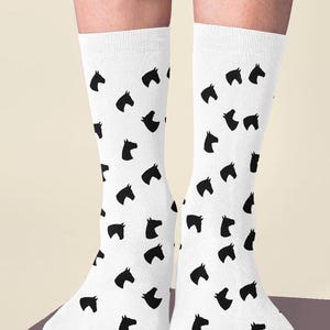 Cushioned Crew Socks with Fun Design, Comfortable Socks for Everyday Wear, Gift for Her, Trendy Fashion Accessories, Perfect for Relaxing