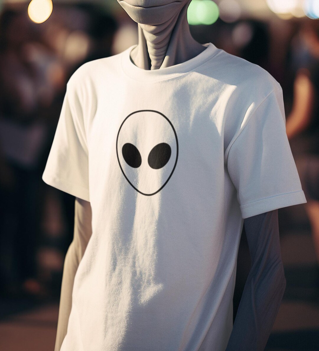 Alien Graphic T-shirt, UFO Lover Gift, Unisex Cotton Tee - Etsy