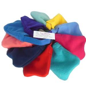 Solid Fleece Foot Cast Toe Booties ,Toe Warmer Sock, Volleyball Cast Sock , Crutch Pad Sock Liquid Repellent Protection