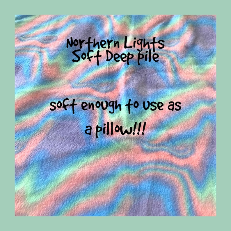 Northern Lights Swirl Fleece Crutch Pads image 4