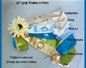 21" Cpap Covers ResMed N30i P30i F30i, Charmeuse Fabric