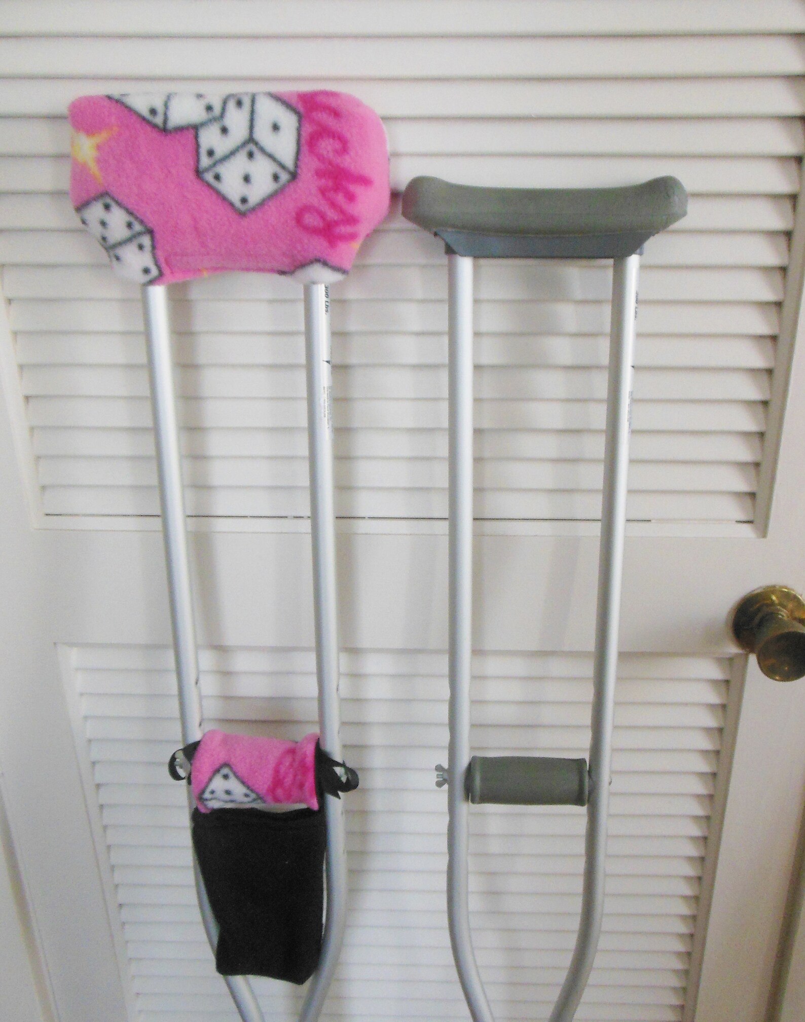 Lady Luck Crutch Pads High Pile Pink Fleece Kids Crutch Etsy