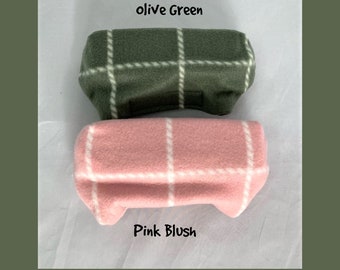 Pink Blush Window Pane Crutch Pads, Olive Green Bounce Back Padding Crutch Cover, Crutch Tote Bag, Toe Warmer Bootie, Volleyball Sock