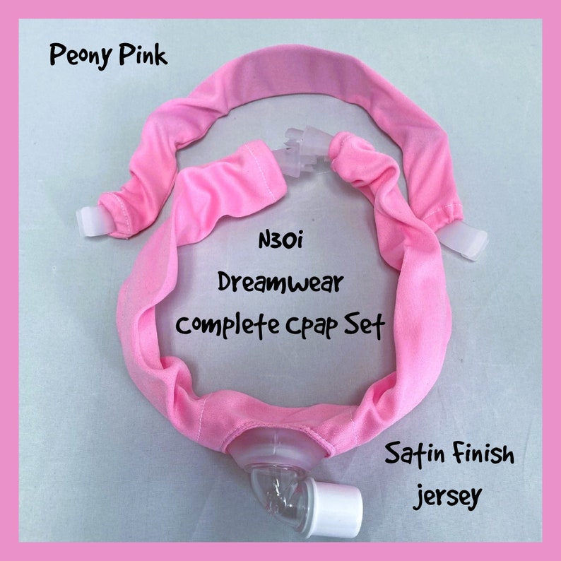 Juego completo de fundas Cpap de ResMed N30i y Dream Wear, tela de jersey suave imagen 1