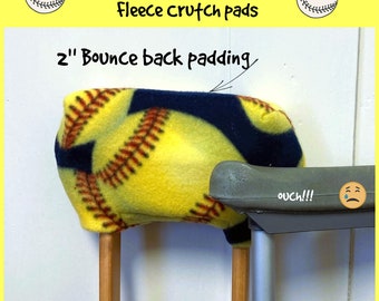 Copristampelle in pile per softball, sollievo dal dolore, accessori per stampelle